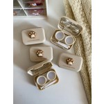 Milktea Colored Contact Lens Case