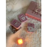 Ins Cute Pink Cat Colored Contact Lens Case