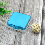 Electroplated Square Multicolor Colored Contact Lens Case