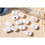 Portable Colored Contact Lens Case