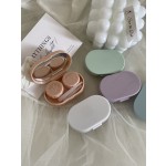 Cream Colored Contact Lens Case