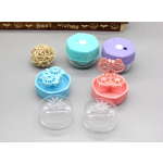 Manual rotary cleaning Multicolor Colored Contact Lens Case