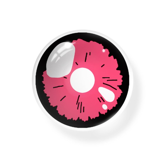 Cosplay Lobelia Kitagawa Pink Colored Contact Lenses