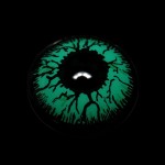 Cosplay Crack Green Colored Contact Lenses