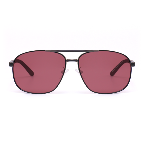 Antonia Aviators Red Sunglasses