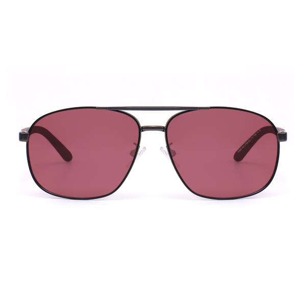 Antonia Aviators Red Sunglasses