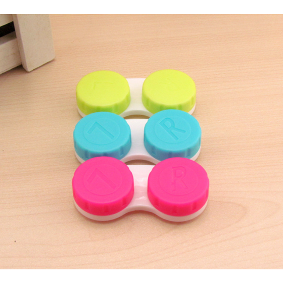 Candy Colors Multicolor Colored Contact Lens Case