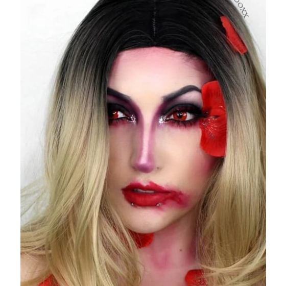 Halloween Redout Prescription Colored Contact Lenses
