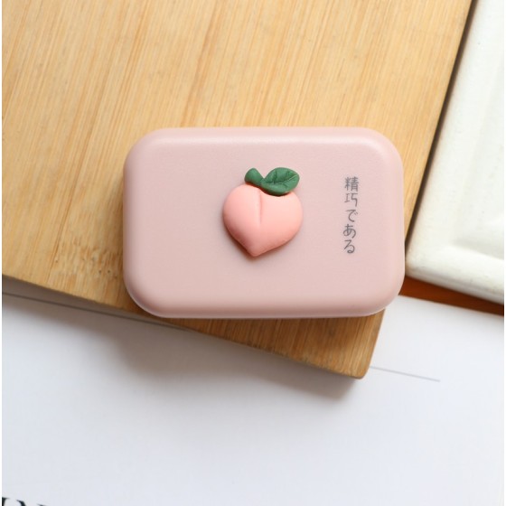 INS Fish-like Simple Colored Contact Lens Case