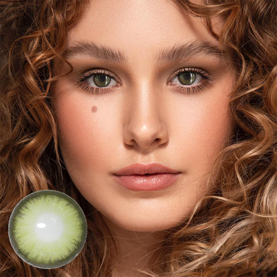 Dawn Green Colored Contact Lenses