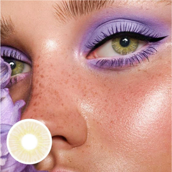 Cherry  Lumirere Brown Colored Contact Lenses