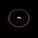 Cosplay Circle Line Black Pink Colored Contact Lenses