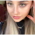 Natural Colors AMBAR BROWN Colored Contact Lenses