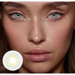 Polar Light sky gray Prescription Colored Contact Lenses