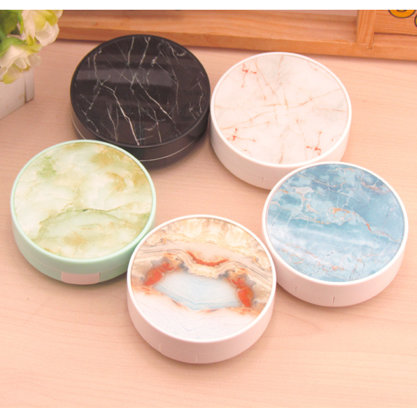 Marble Multicolor Colored Contact Lens Case