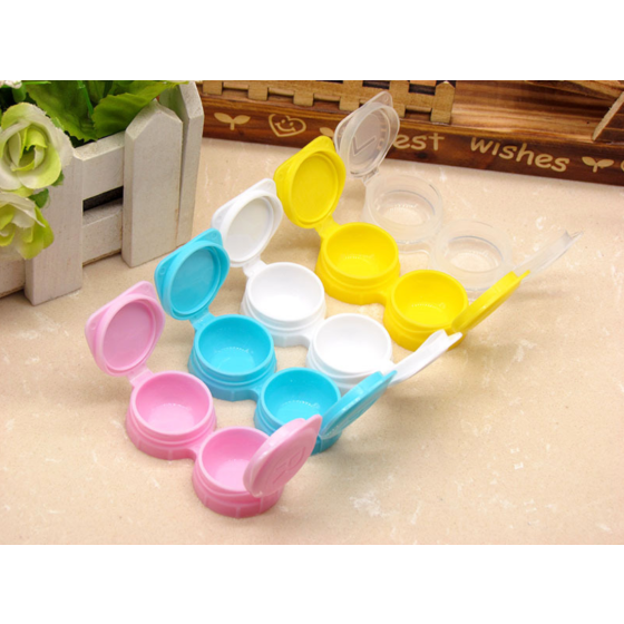 Candy Colors Multicolor Colored Contact Lens Case