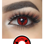 Cosplay Naruto Red Sasuke Sharingan Prescription Colored Contact Lenses