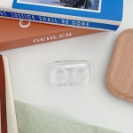 Transparent Ins Style Simple and Compact Colored Contact Lens Case