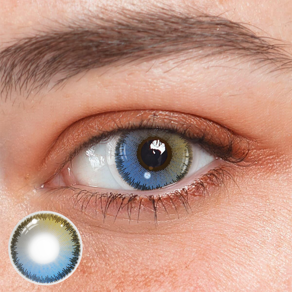 Geralda Blue Colored Contact Lenses