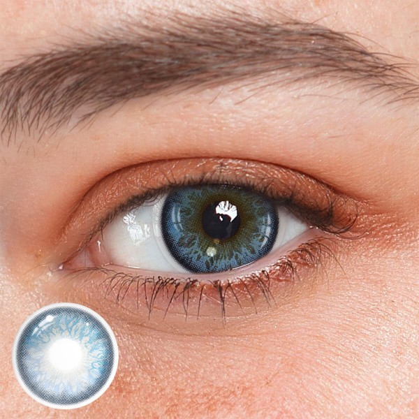 Dione Blue Colored Contact Lenses