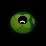 Cosplay Genshin Impact Clover Green Colored Contact Lenses