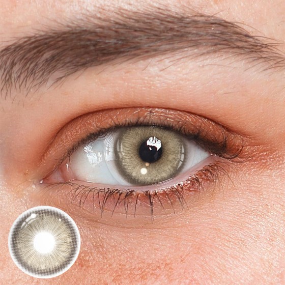 Goldie Brown Prescription Colored Contact Lenses