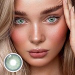 Goldie Green Prescription Colored Contact Lenses