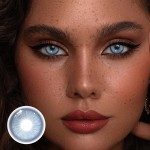 Goldie Blue Prescription Colored Contact Lenses
