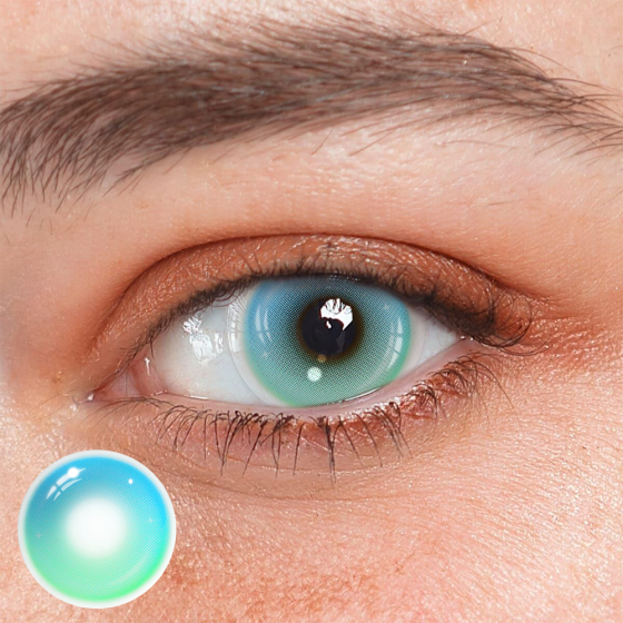 Cosplay Midsummer's Day Green Colored Contact Lenses