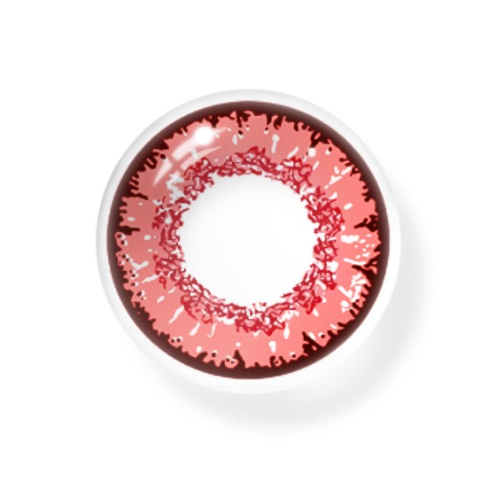 Cosplay Queen Dark Pink Colored Contact Lenses