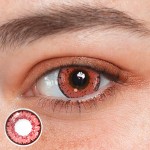 Cosplay Queen Dark Pink Colored Contact Lenses