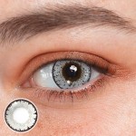 Cosplay Queen Light Gray Colored Contact Lenses