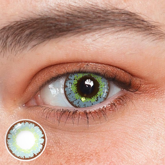Cosplay Queen Tinged Blue Colored Contact Lenses