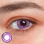 Cosplay Queen Purple Colored Contact Lenses