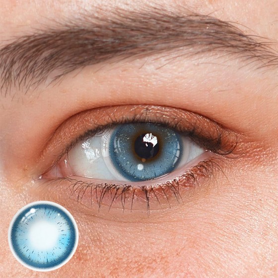 Deema Blue Colored Contact Lenses