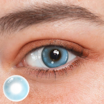 Yara Flowing Blue Colored Contact Lenses