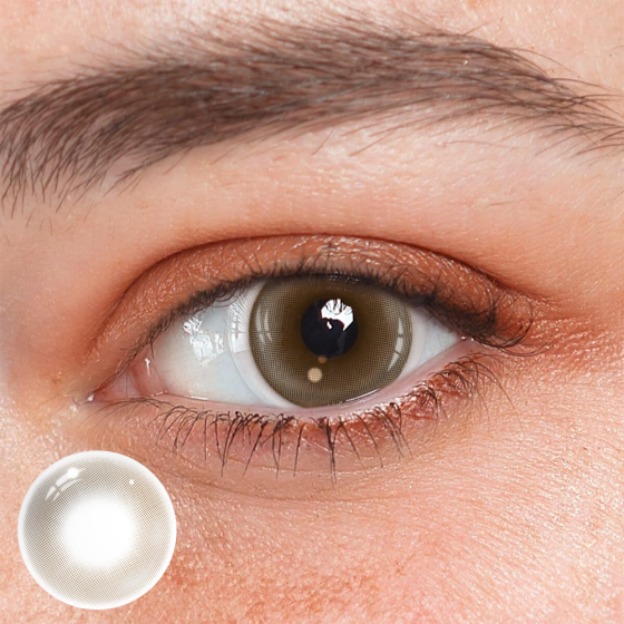 Yara Flowing Brown Colored Contact Lenses