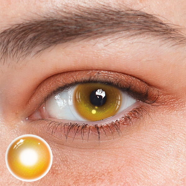 Cosplay Abyss Gold Colored Contact Lenses