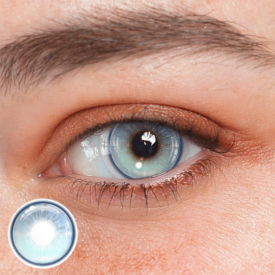 Felicia Blue Colored Contact Lenses