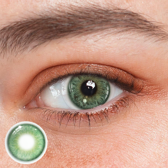 Kelly Green Colored Contact Lenses