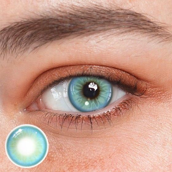 Elvina Blue Colored Contact Lenses