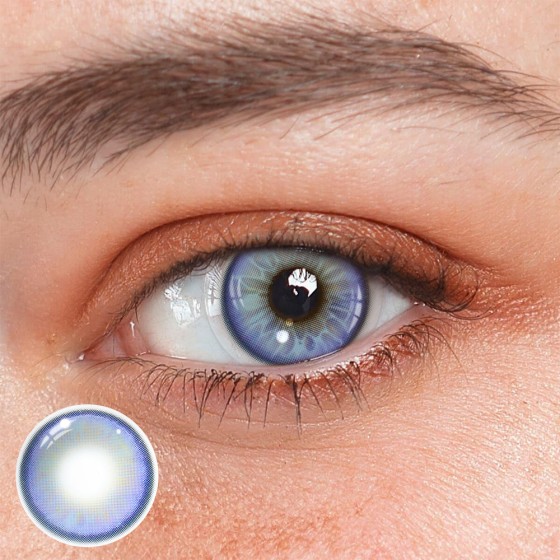 Elvina Purple Colored Contact Lenses