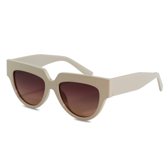Rita Retro Squared Champagne Sunglasses