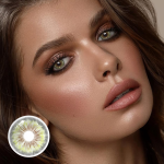 Cyrene Dark Green Prescription Colored Contact Lenses