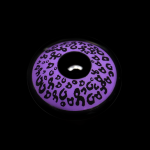 Cosplay Leopard Purple Colored Contact Lenses