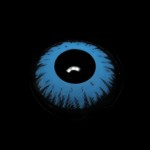 Cosplay Lucifer's Eye Blue Colored Contact Lenses