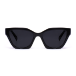 Adrienne Cat eye Black Sunglasses