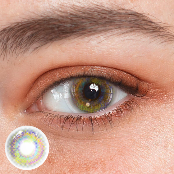 Cosplay Rio Yellow Prescription Colored Contact Lenses