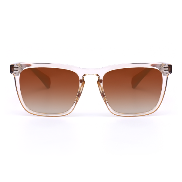 Brenda Retro Square Yellow Sunglasses