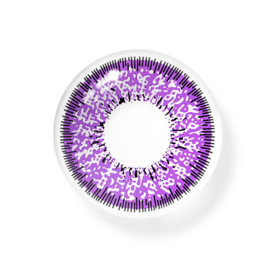 Cosplay Succubus Purple Colored Contact Lenses